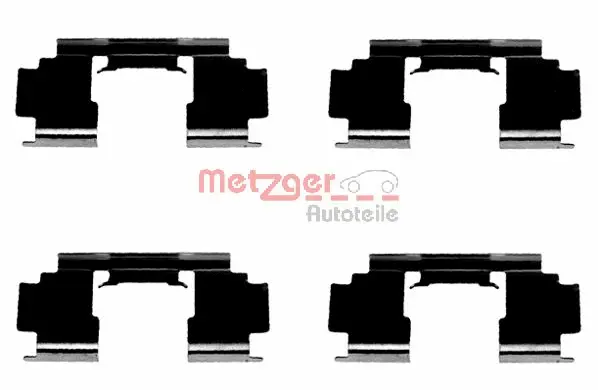 109-1276 METZGER Комплектующие, колодки дискового тормоза (фото 1)
