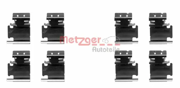 109-1298 METZGER Комплектующие, колодки дискового тормоза (фото 1)