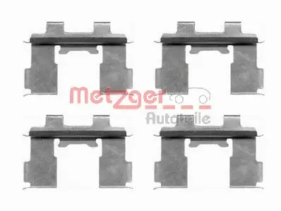109-1630 METZGER Комплектующие, колодки дискового тормоза (фото 1)