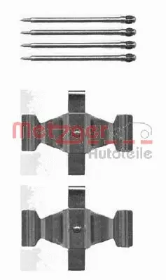 109-1636 METZGER Комплектующие, колодки дискового тормоза (фото 1)