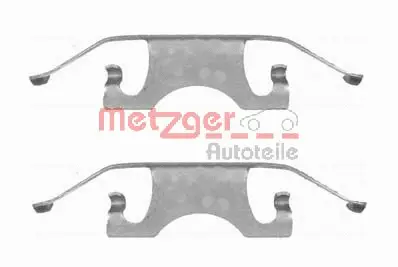 109-1640 METZGER Комплектующие, колодки дискового тормоза (фото 1)