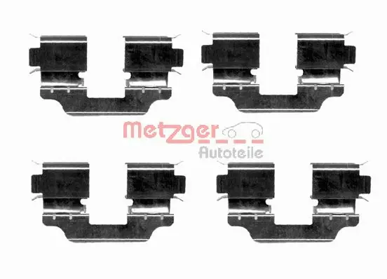 109-1653 METZGER Комплектующие, колодки дискового тормоза (фото 1)