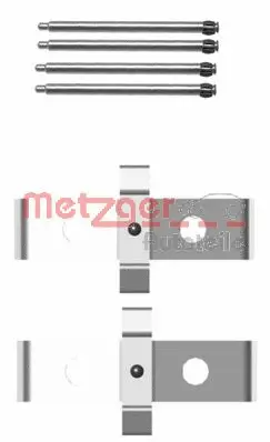 109-1674 METZGER Комплектующие, колодки дискового тормоза (фото 1)