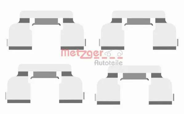 109-1698 METZGER Комплектующие, колодки дискового тормоза (фото 1)