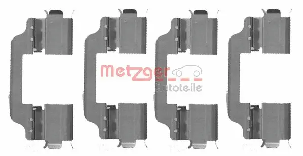 109-1707 METZGER Комплектующие, колодки дискового тормоза (фото 1)