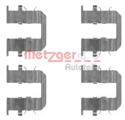 109-1746 METZGER Комплектующие, колодки дискового тормоза (фото 1)