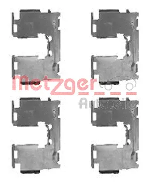 109-1760 METZGER Комплектующие, колодки дискового тормоза (фото 1)