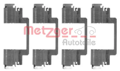 109-1774 METZGER Комплектующие, колодки дискового тормоза (фото 1)