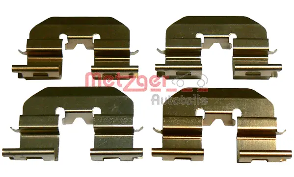 109-1780 METZGER Комплектующие, колодки дискового тормоза (фото 1)