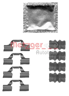 109-1827 METZGER Комплектующие, колодки дискового тормоза (фото 1)