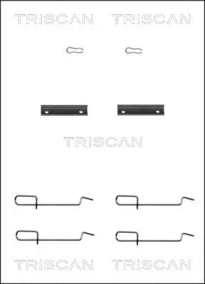 8105 101592 TRISCAN Комплектующие, колодки дискового тормоза (фото 1)