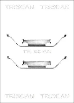8105 111571 TRISCAN Комплектующие, колодки дискового тормоза (фото 1)