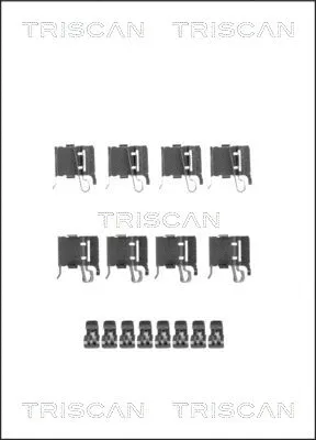8105 131642 TRISCAN Комплектующие, колодки дискового тормоза (фото 1)