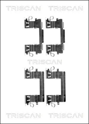 8105 131643 TRISCAN Комплектующие, колодки дискового тормоза (фото 1)