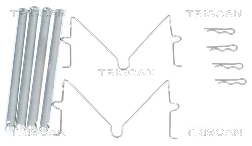 8105 131648 TRISCAN Комплектующие, колодки дискового тормоза (фото 1)