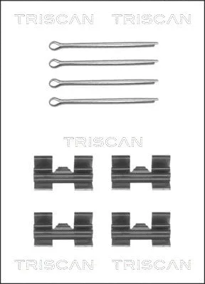 8105 171001 TRISCAN Комплектующие, колодки дискового тормоза (фото 1)