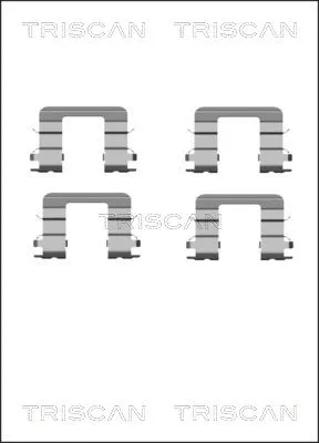 8105 181007 TRISCAN Комплектующие, колодки дискового тормоза (фото 1)