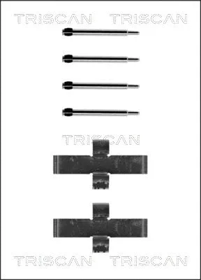 8105 231445 TRISCAN Комплектующие, колодки дискового тормоза (фото 1)