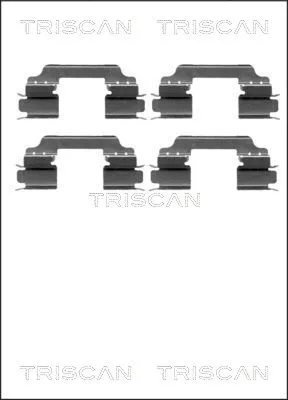 8105 231596 TRISCAN Комплектующие, колодки дискового тормоза (фото 1)