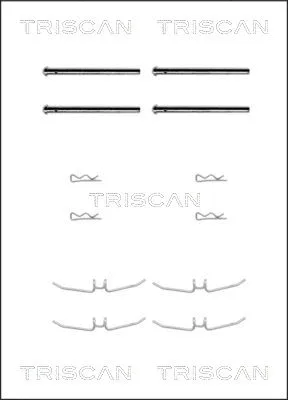 8105 271192 TRISCAN Комплектующие, колодки дискового тормоза (фото 1)