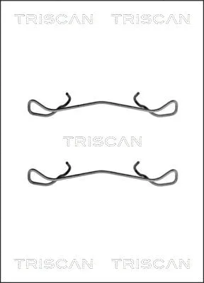 8105 281592 TRISCAN Комплектующие, колодки дискового тормоза (фото 1)