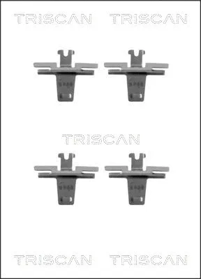 8105 401452 TRISCAN Комплектующие, колодки дискового тормоза (фото 1)