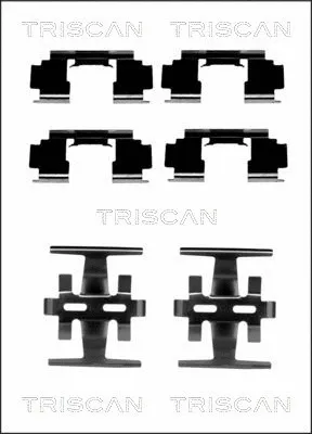 8105 401612 TRISCAN Комплектующие, колодки дискового тормоза (фото 1)