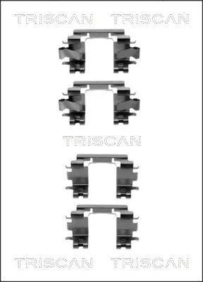 8105 401616 TRISCAN Комплектующие, колодки дискового тормоза (фото 1)