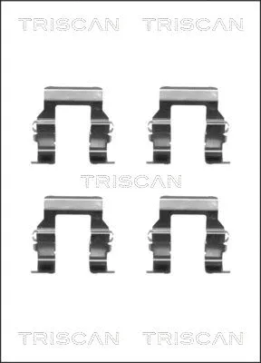 8105 421589 TRISCAN Комплектующие, колодки дискового тормоза (фото 1)