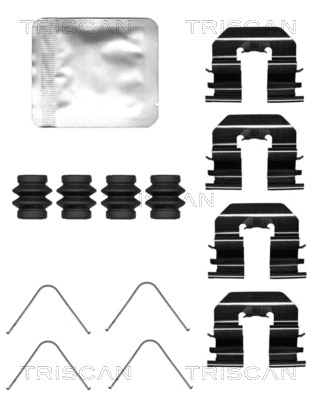 8105 431649 TRISCAN Комплектующие, колодки дискового тормоза (фото 1)