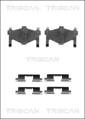 8105 691622 TRISCAN Комплектующие, колодки дискового тормоза (фото 1)