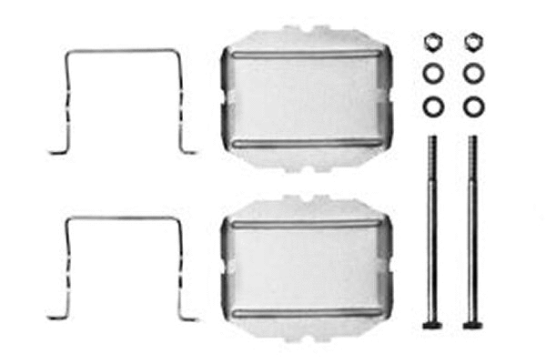PFK211 TRW Комплектующие, колодки дискового тормоза (фото 1)
