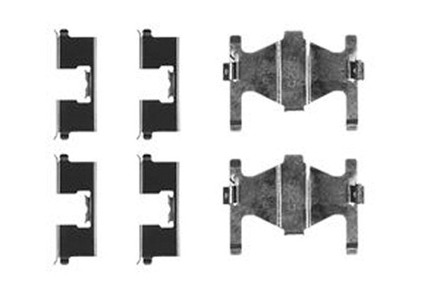 PFK369 TRW Комплектующие, колодки дискового тормоза (фото 1)