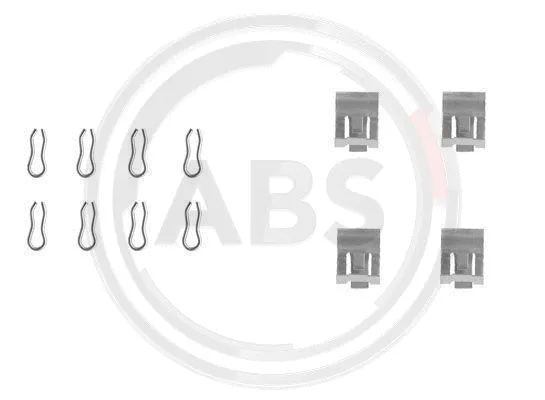 1055Q A.B.S. Комплектующие, колодки дискового тормоза (фото 1)