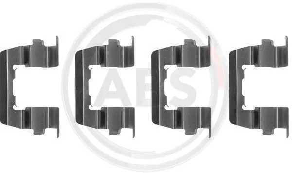 1074Q A.B.S. Комплектующие, колодки дискового тормоза (фото 1)