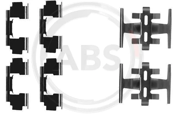 1088Q A.B.S. Комплектующие, колодки дискового тормоза (фото 1)