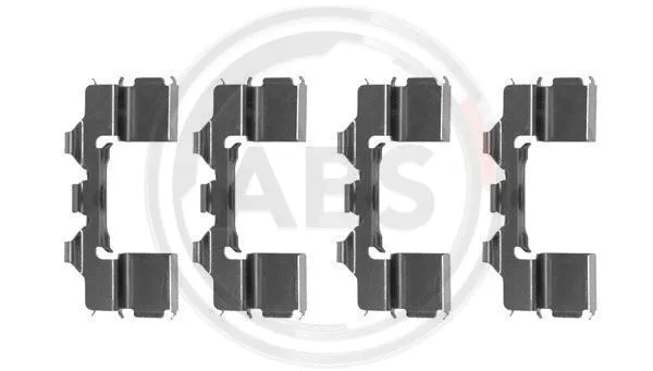 1104Q A.B.S. Комплектующие, колодки дискового тормоза (фото 1)