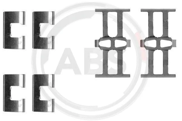 1118Q A.B.S. Комплектующие, колодки дискового тормоза (фото 1)
