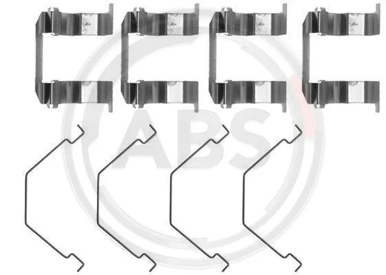 1158Q A.B.S. Комплектующие, колодки дискового тормоза (фото 1)