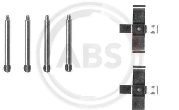 1195Q A.B.S. Комплектующие, колодки дискового тормоза (фото 1)