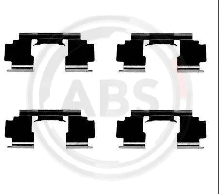 1276Q A.B.S. Комплектующие, колодки дискового тормоза (фото 1)