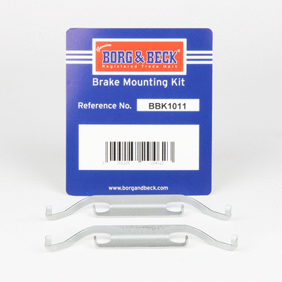BBK1011 BORG & BECK Комплектующие, колодки дискового тормоза (фото 2)