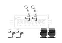 BBK1423 BORG & BECK Комплектующие, колодки дискового тормоза (фото 1)