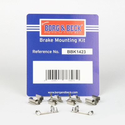 BBK1423 BORG & BECK Комплектующие, колодки дискового тормоза (фото 2)