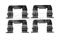 BBK1446 BORG & BECK Комплектующие, колодки дискового тормоза (фото 1)