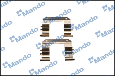 EX0000000627 MANDO Комплектующие, колодки дискового тормоза (фото 1)