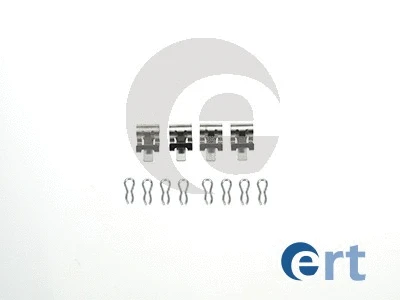 420012 ERT Комплектующие, колодки дискового тормоза (фото 1)