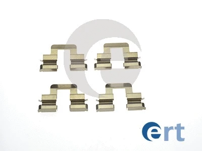 420047 ERT Комплектующие, колодки дискового тормоза (фото 1)