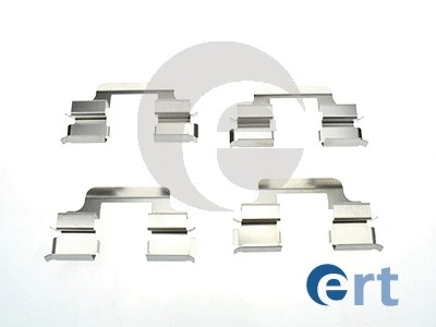 420077 ERT Комплектующие, колодки дискового тормоза (фото 1)
