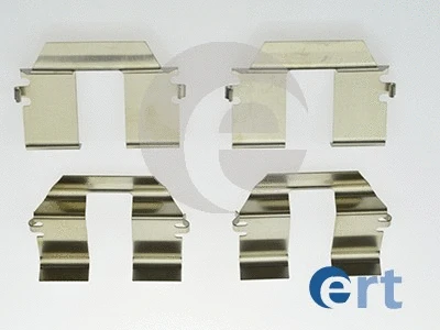 420107 ERT Комплектующие, колодки дискового тормоза (фото 1)